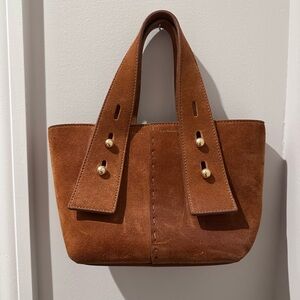 Frame Les Second Mini Suede Tote Bag